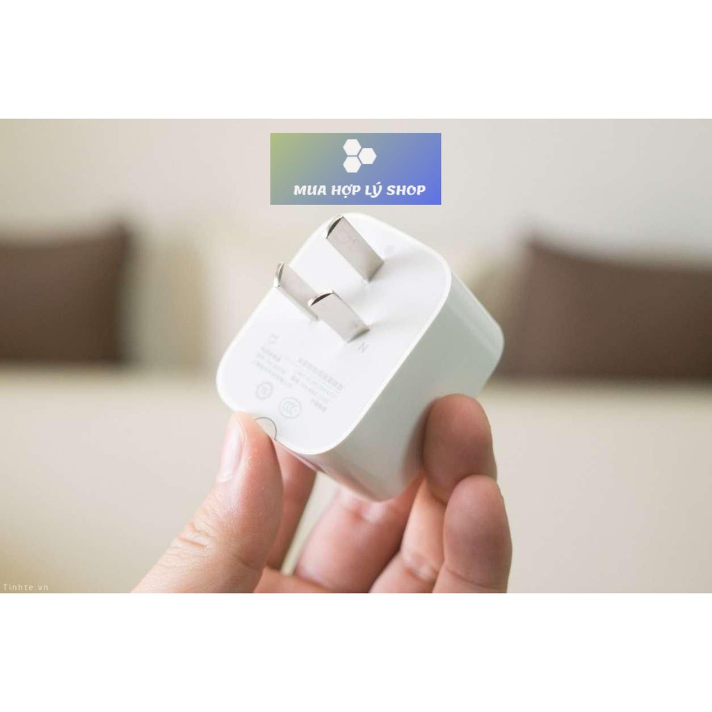 [CHÍNH HÃNG XIAOMI] Ổ Cắm Điện Bluetooth và WIFI Thông Minh Xiaomi Gen 2, hỗ trợ hẹn giờ tắt bật đèn hồ cá, máy bơm nước