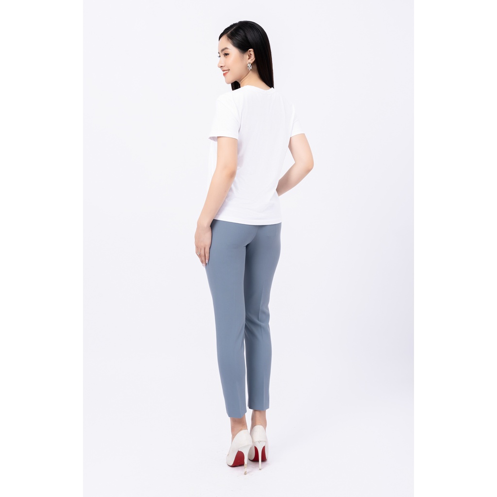 Áo thun nữ, cổ tròn dáng suông in chữ TREND - F521215 [FIONA]