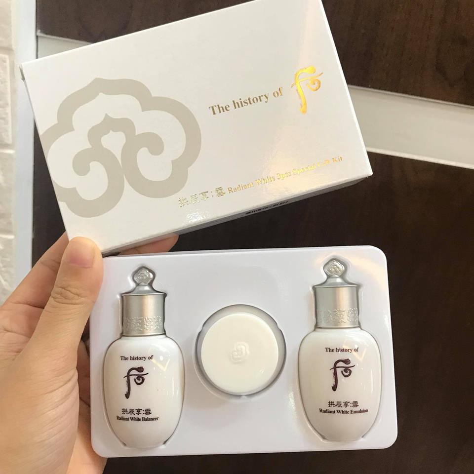 Sét whoo trắng 3 sản phẩm