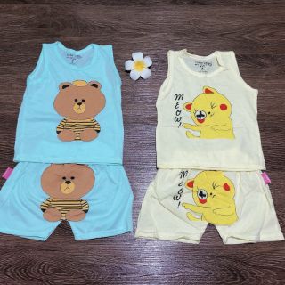 Set 5 bô ba lỗ màu cho bé