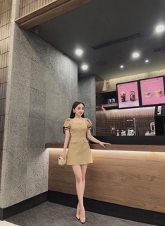 ĐẦM CỔ U HAI TÚI
