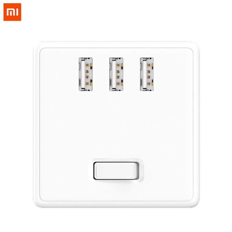 Ổ Cắm Điện Xiaomi Mijia Rubik Cube✅ 3 Jack Cắm 3 USB Chuẩn Sạc Nhanh✅ Hàng Chính Hãng