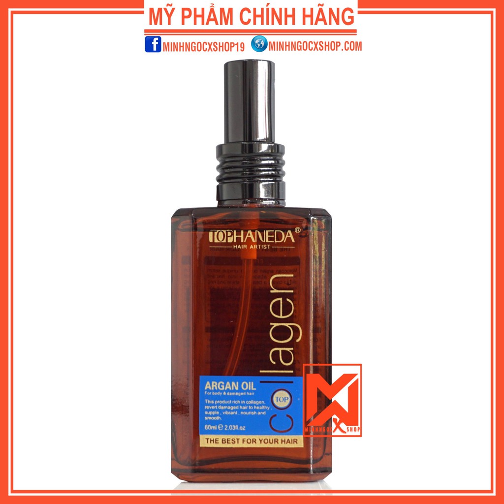 Dầu dưỡng tóc HANEDA TOP COLLAGEN 60ml chính hãng