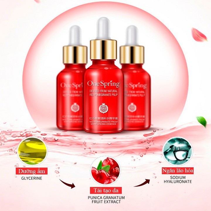 Bộ tứ mỹ phẩm chăm sóc da ONE SPRING - Bộ dưỡng da trắng sáng, cấp ẩm và ngăn ngừa lão hóa | BigBuy360 - bigbuy360.vn