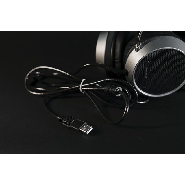 Tai nghe chụp tai jack cắm usb SoundMax AH713 có led dùng cho laptop và máy tính bàn