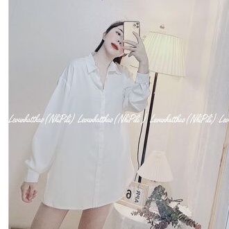 Áo sơ mi nhún tiểu thư nhiều màu xinh xắn