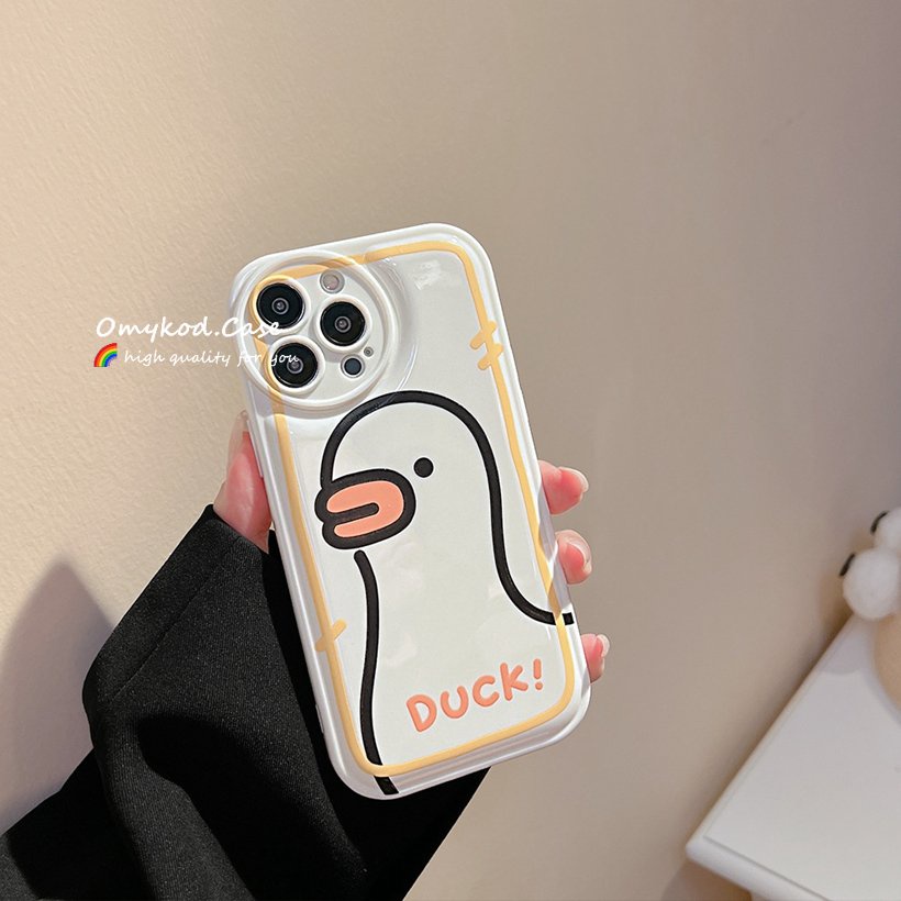 Ốp Điện Thoại Mềm In Hình Vịt Omykod Cho Samsung S21 S20 FE S22 S21 S20 Note 20 Plus M23 M33 M52 M53