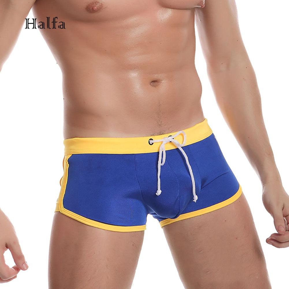 Quần bơi dây rút co giãn thoáng khí nam giới