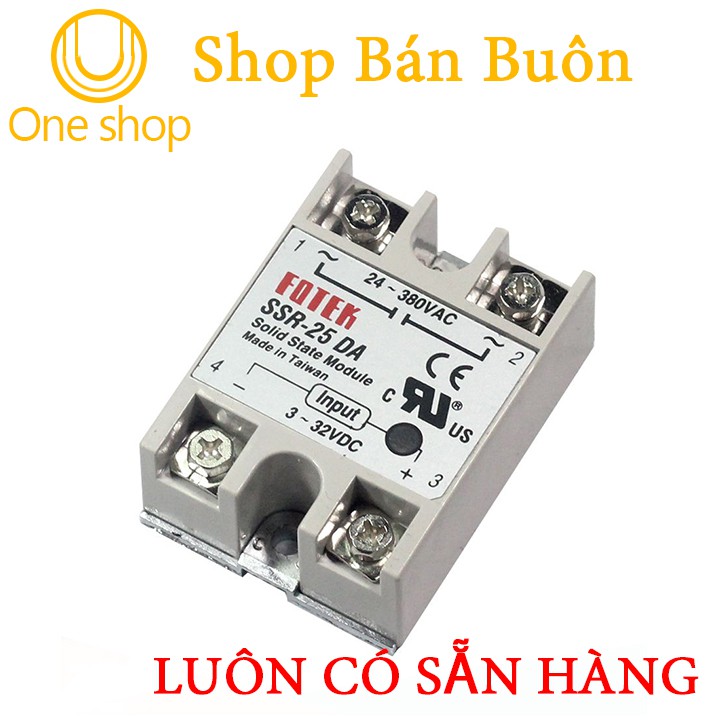 Relay Bán Dẫn Fotek SSR-25 DA