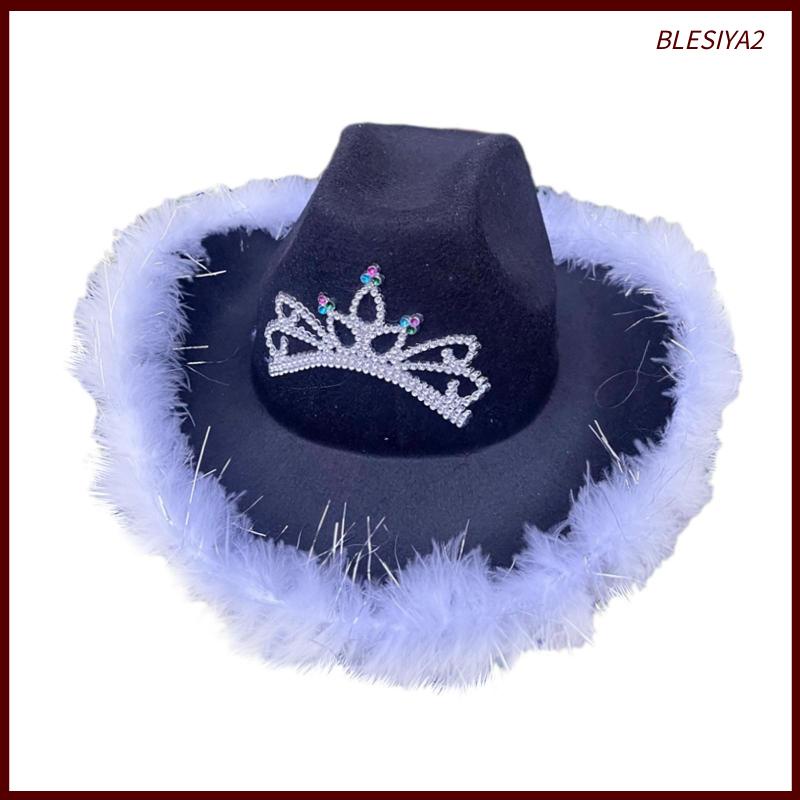 Western Style Cowboy Hat Feather Edge Rolled Fedora Caps Wide Brim for Women