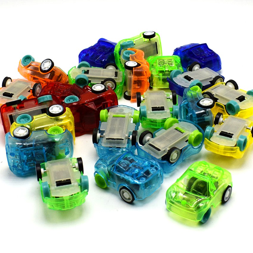Bộ 30 mô hình đồ chơi xe ô tô mini bánh đà (4.5x3x2 cm)