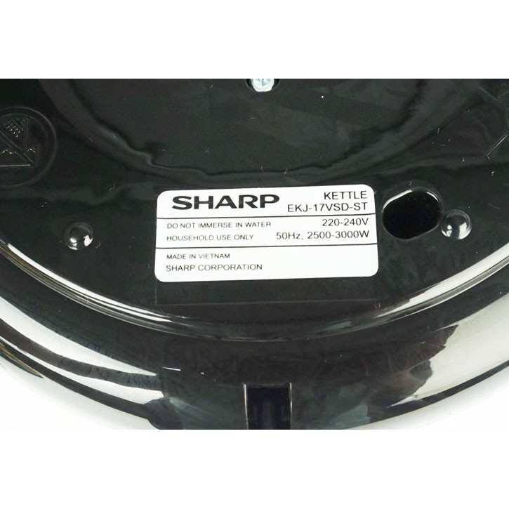 [Mã ELHADEV giảm 4% đơn 300K] Bình đun siêu tốc Sharp EKJ-17VSD-ST