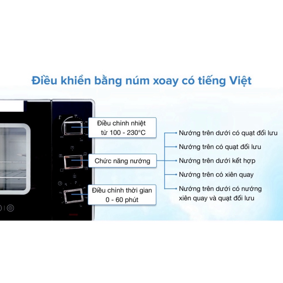 [SIÊU RẺ] Lò nướng Sanaky 35 lít VH-3599S2D