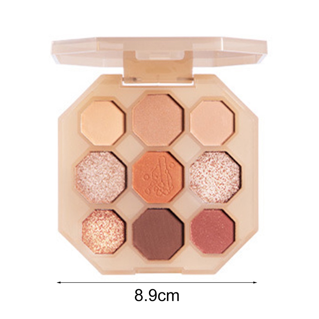 Bảng Phấn Mắt 9g Nhiều Màu Sắc Trọng Lượng Nhẹ Tiện Dụng