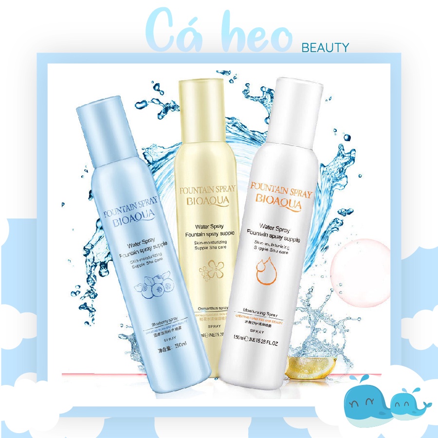 Chai Xịt khoáng dưỡng ẩm Bioaqua 150ml