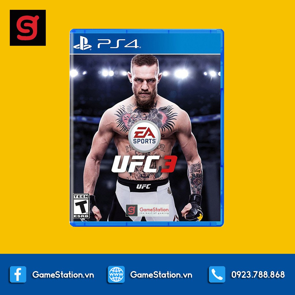 [Freeship toàn quốc từ 50k] Đĩa Game PS4: EA Sport UFC 3 - hệ US