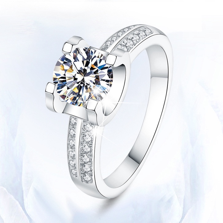 Hàng Mới Về Nhẫn Moissanite Nhiều Màu Sắc
