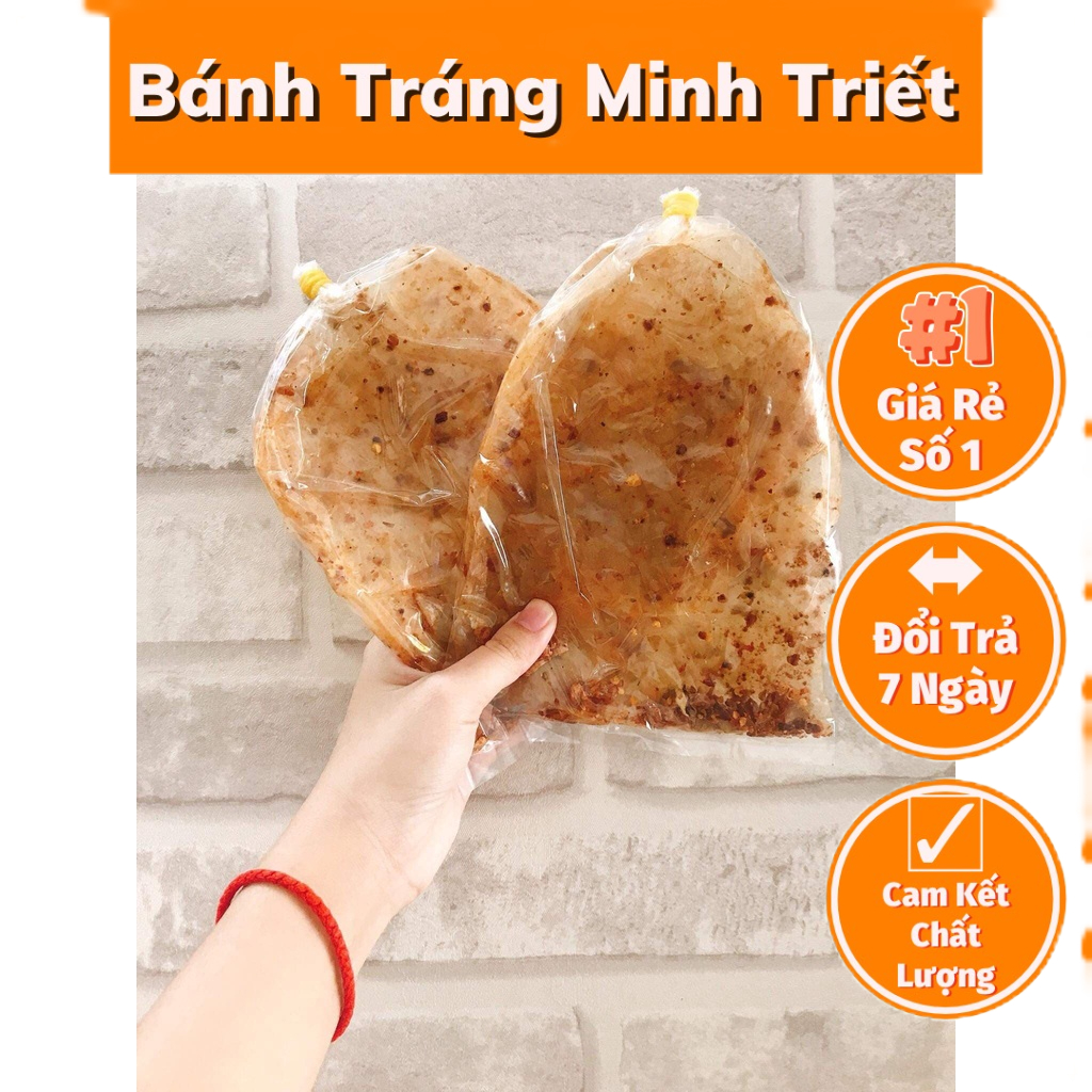 Bánh tráng xì ke muối nhuyễn tỏi phi siêu cay chính gốc giá lò !