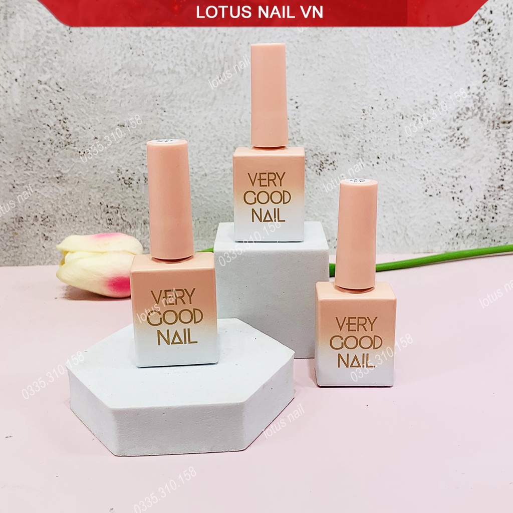 Set sơn gel 44 màu Verygood Nail cao cấp tặng kèm bảng màu và base top