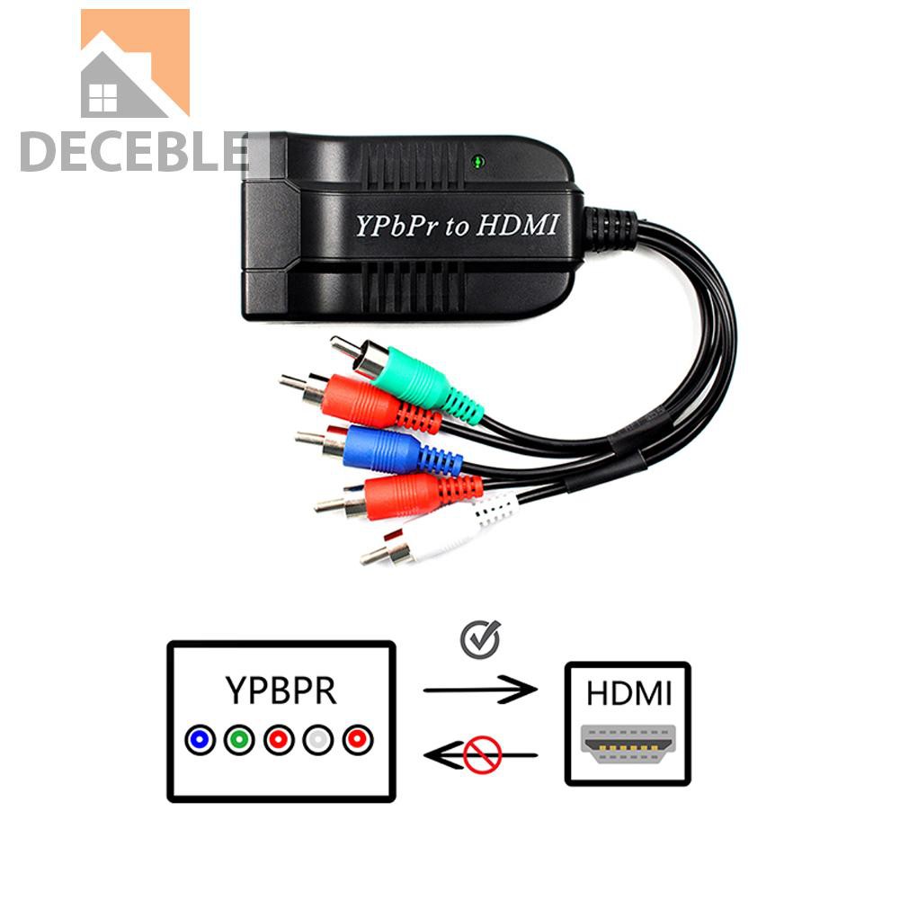 Đầu Chuyển Đổi Ypbpr Sang Hdmi 1080p Cho Hdtv Dvd | BigBuy360 - bigbuy360.vn