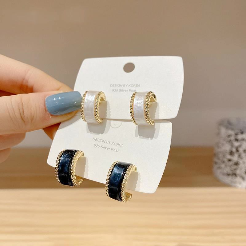 Bông Tai Mạ Bạc 925 Sang Trọng Cho Nữ