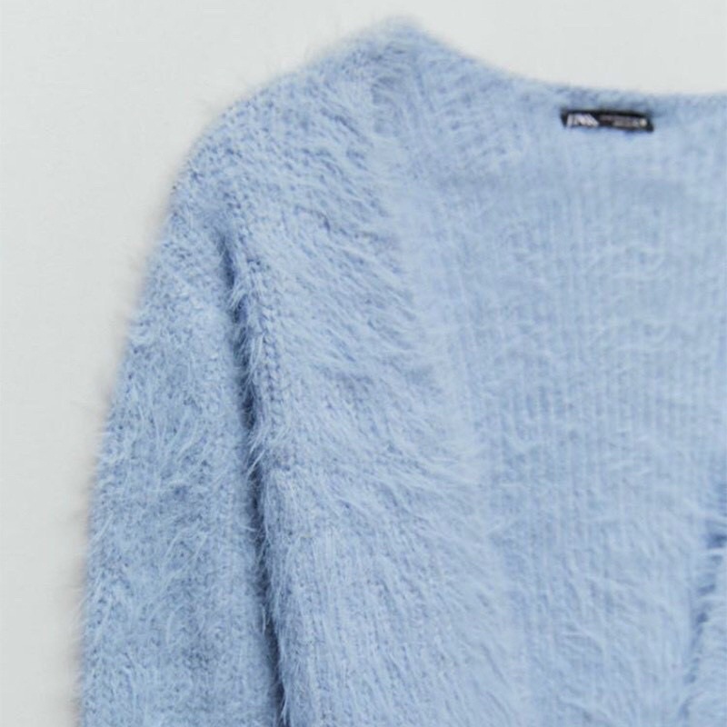 ÁO KHOÁC LÔNG CROPTOP CARDIGAN