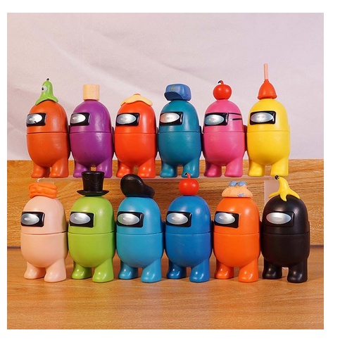 Đồ chơi mô hình nhựa 12 nhân vật Among Us