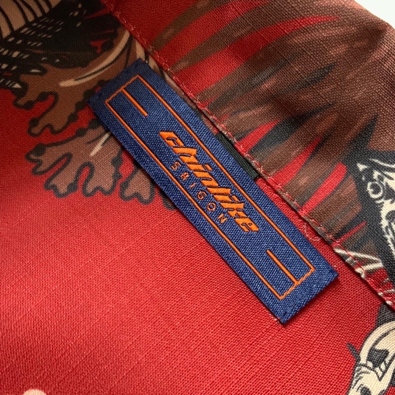 CHINLIKE - RED FISH SHIRT - Áo sơmi in hoạ tiết