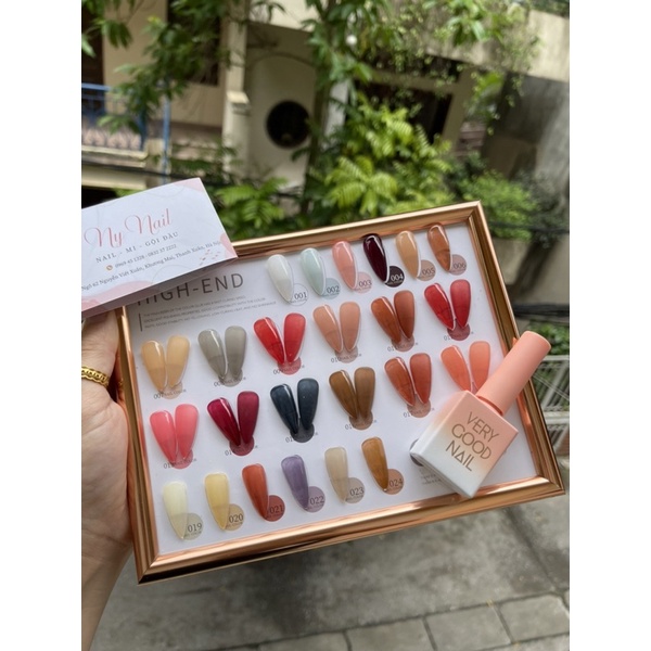 Set sơn gel Very Good Nail 60 màu kèm bảng màu