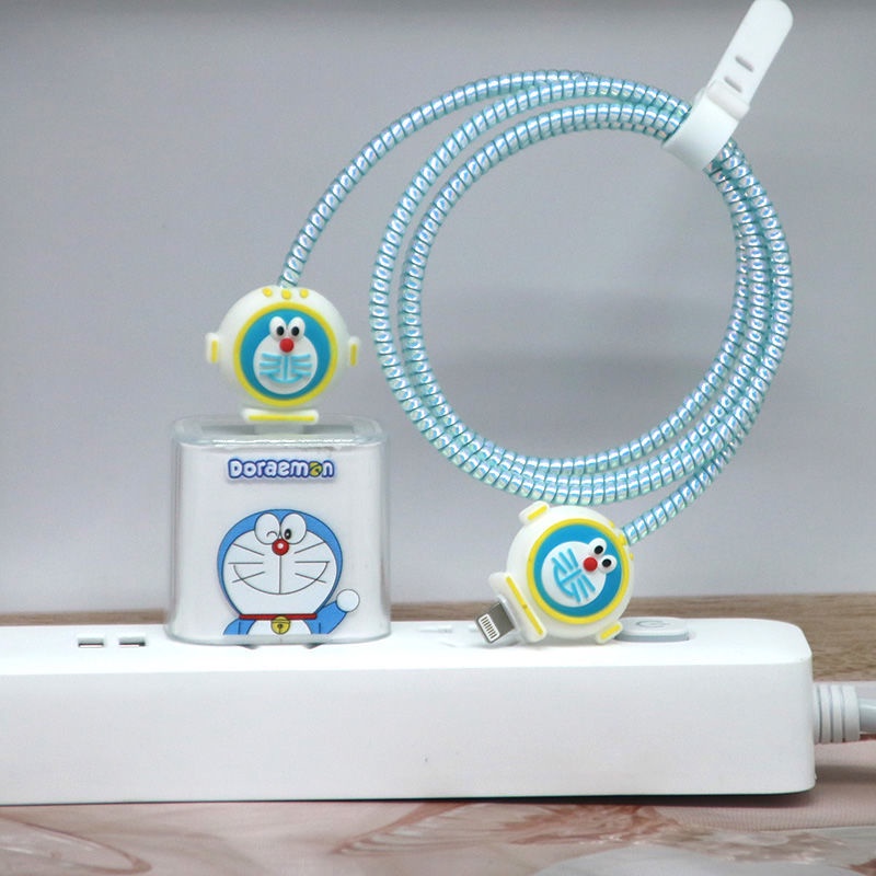 Phụ Kiện Bảo Vệ Dây Cáp Sạc Nhanh Hình Gấu Dễ Thương Cho iPhone / iPad 18W / 20W