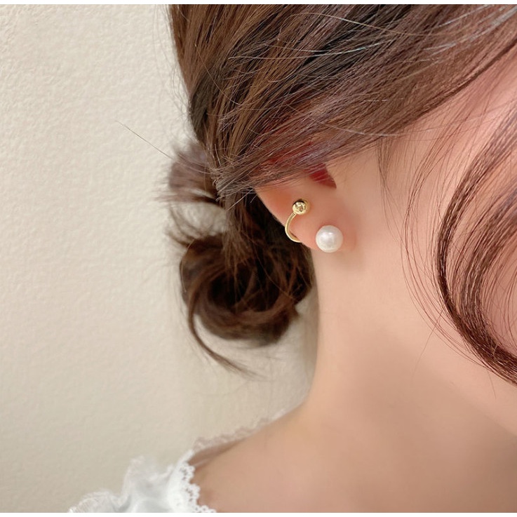 Bông Trai Khuyên Tai Nữ Mạ 925