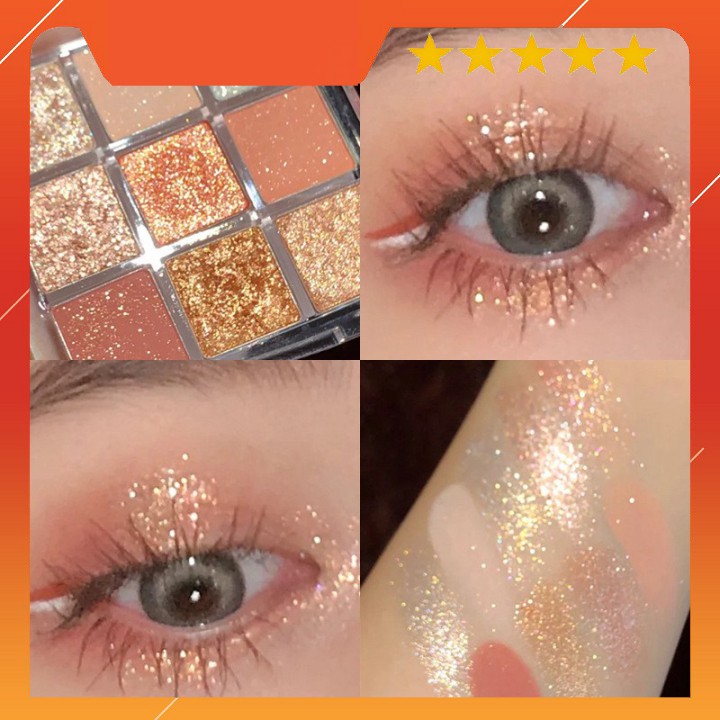 Phấn mắt Dikalu 9 Tone nhũ Bảng phấn mắt 9  ô kim tuyến  Dikalu Coco Venus mã Xuka cosmetic PM09 | BigBuy360 - bigbuy360.vn