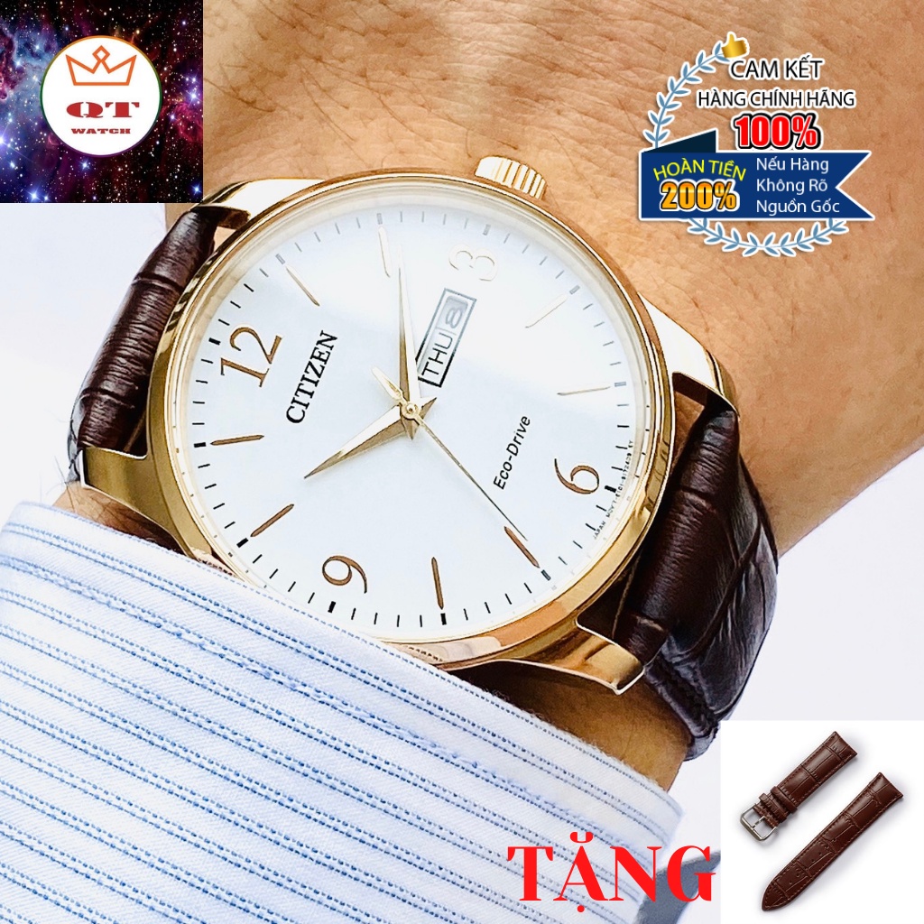 Đồng Hồ Nam CITIZEN Eco-drive BM8553-16A Chính Hãng Tặng Dây Da Cao Cấp