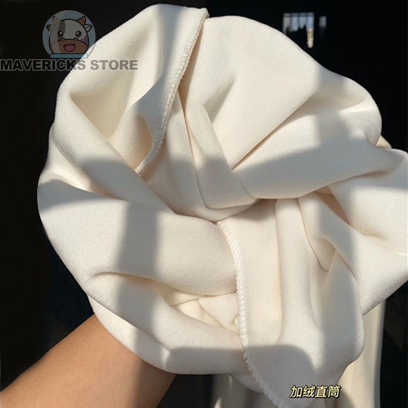 Quần ống rộng FDS cạp cao màu trơn dễ phối đồ thời trang xinh xắn cho nữ