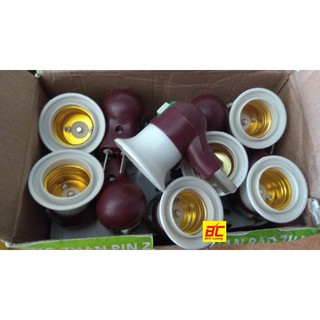 Combo 10c Đuôi bóng đèn có công tắc E27