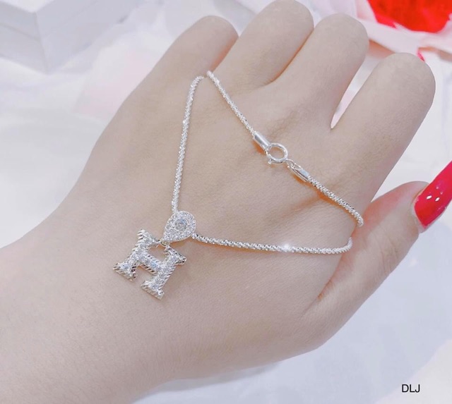 DÂY CHUYỀN Ý SỢI TO MẶT ĐÍNH ĐÁ CAO CẤP - TRANG SỨC BẠC Ý S925