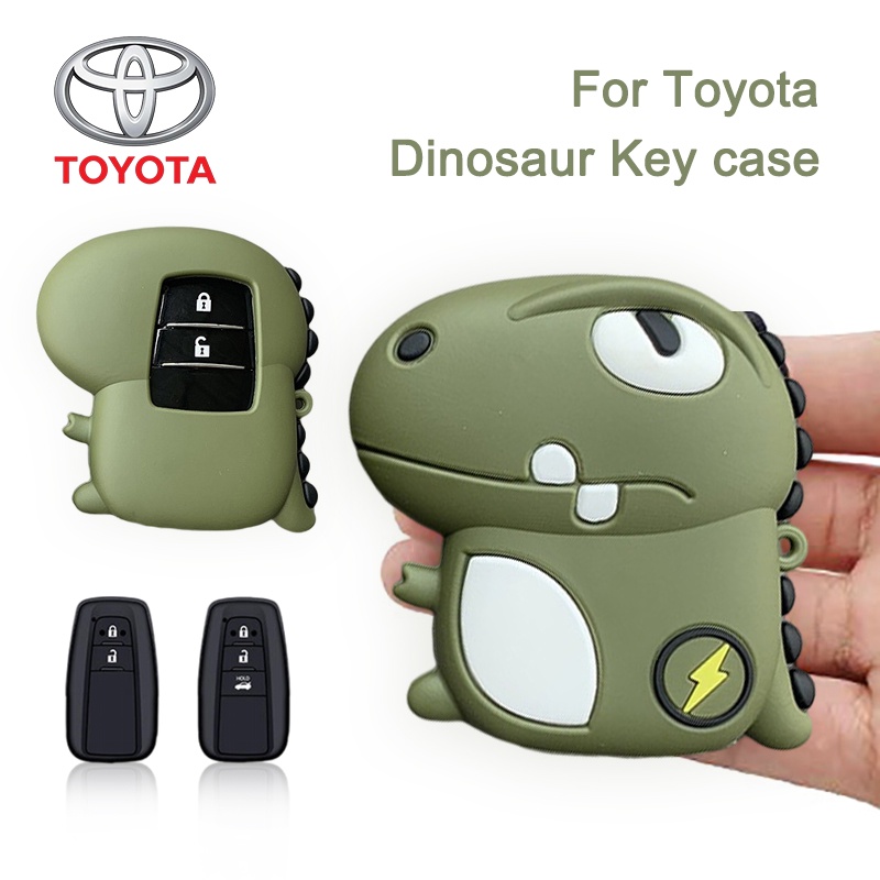 Vỏ bảo vệ chìa khóa xe hơi Toyota Chr Rav4 Auris Avensis Prius Aygo Camry Corolla Land Cruiser 200 Prado Riez cao cấp
