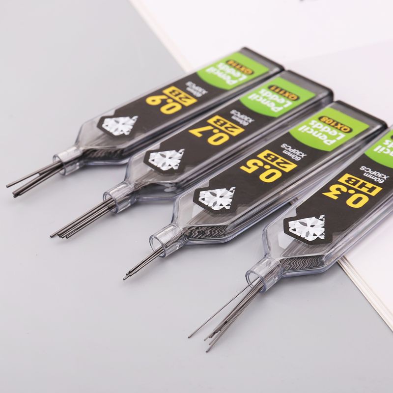 Set 5 Ruột Bút Chì HB 2B Ngòi 0.3/0.5/0.7/0.9mm Tiện Dụng