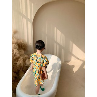 váy thô vàng tay phồng
