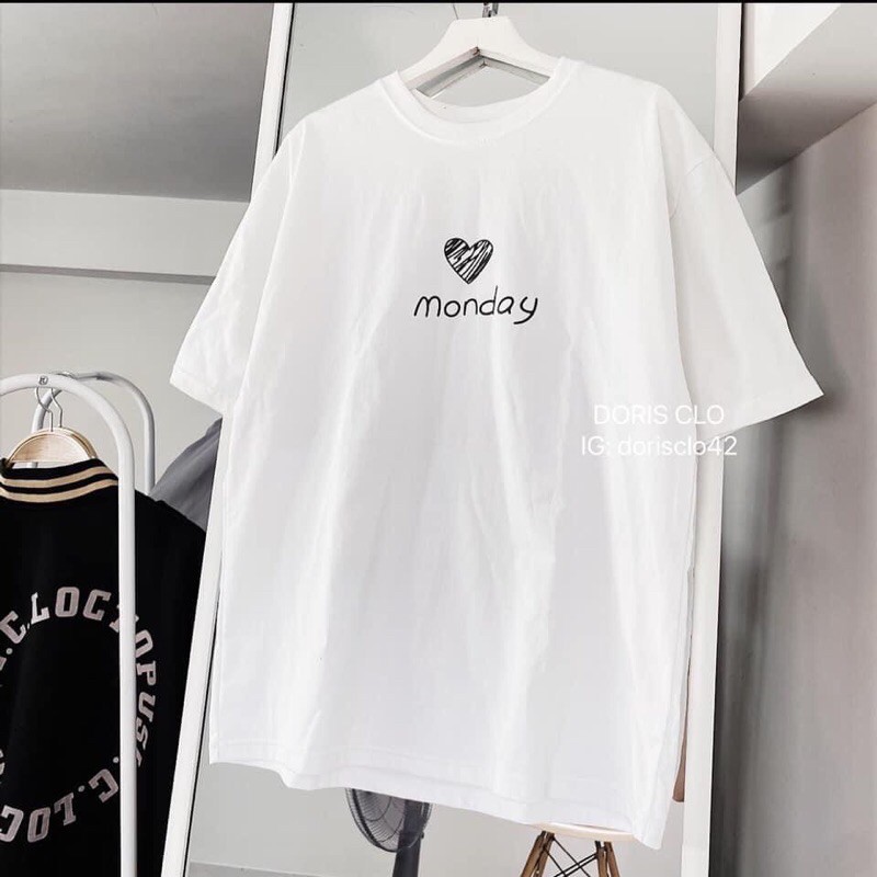 Áo phông tim monday TT12