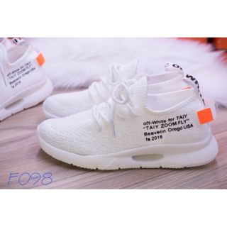 Giày cặp nam nữ Off White Full Trắng