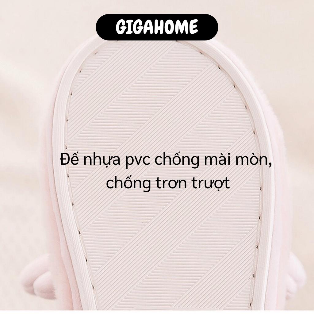 Déo Đi Trong Nhà GIGAHOME Dép Lông Nam Nữ Đi Trong Nhà, Văn Phòng Hình Tuần Lộc Đáng Yêu 8624