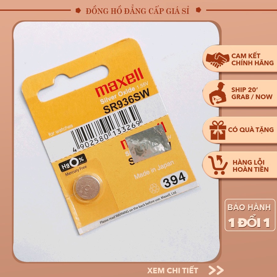 Pin Đồng Hồ Maxell SR936SW/394 hàng chính hãng