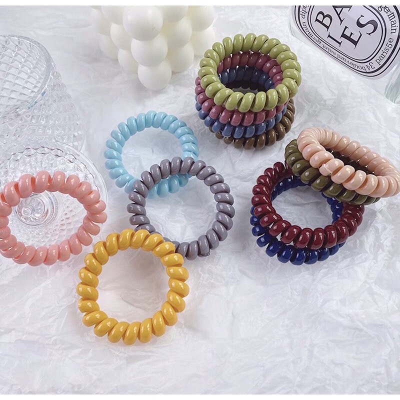 sét 3 cột lò xo màu paster cực xinh