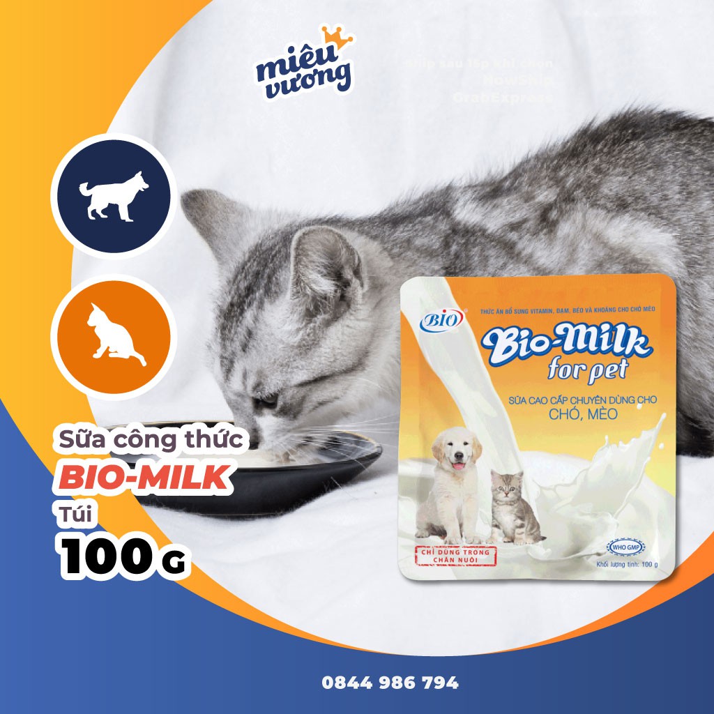 Bio-Milk | Sữa Biomilk Cho Chó Mèo | Gói 100g | Bio Milk