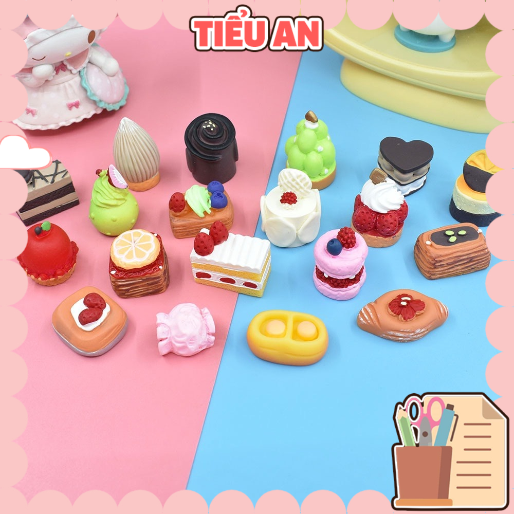 Charm  slime/ Dụng Cụ Charm  Trang Trí Bánh Kem & Bánh Ngọt 3D siêu xinh