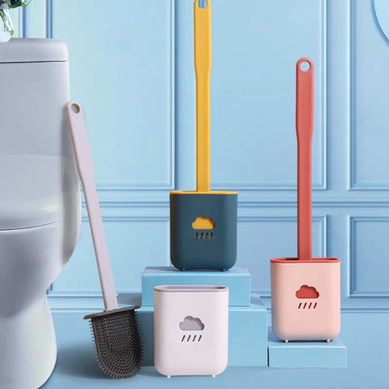 Cọ Bồn Cầu Silicon - Chổi Vệ Sinh Toilet Gán Tường Cao Cấp CamCamHome