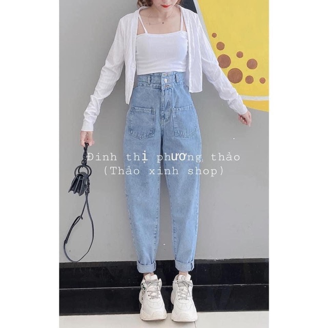 Quần baggy bò 3 khuy hot trend MS #303