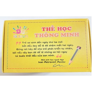 bộ thẻ học thông minh flash card