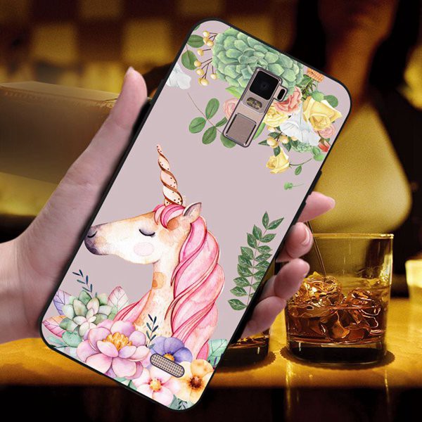 Ốp điện thoại vỏ silicone nền hoa dễ thương cho OPPO R7 Plus